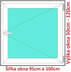 Plastov okna O SOFT ka 95 a 100cm
